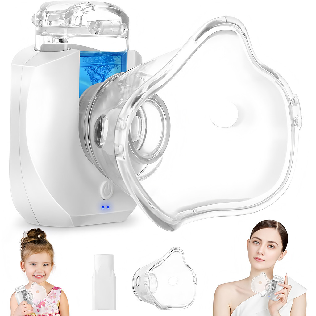 USB Rechargeable Handheld Mini Portable Inhale Nebulizer Mesh Atomizer Inhaler Nebuliser Inhalator