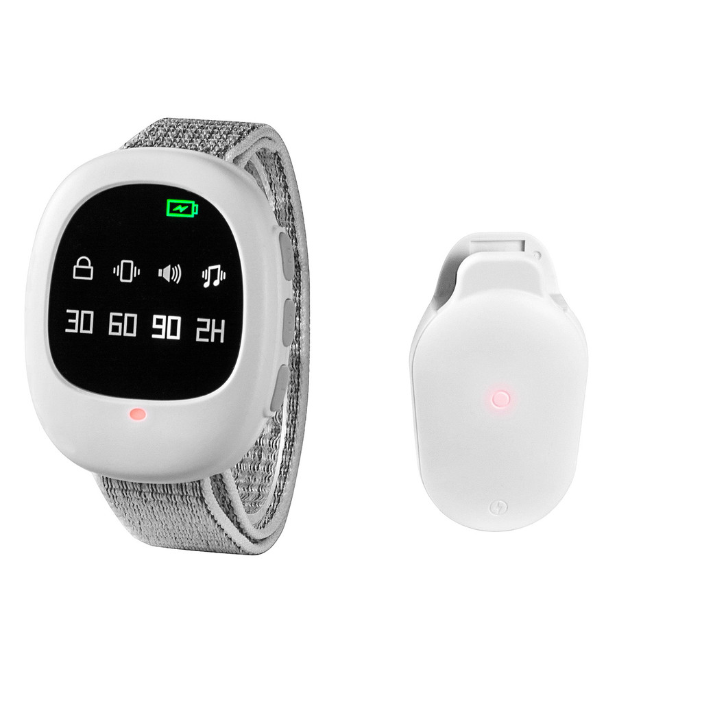 Baru 40M Wireless Bedwetting Alarm Adults Elder Potty Training Sensor Enuresis Bedwetting Alarm with