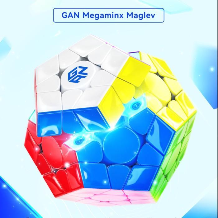 ` Cube Megaminx Gan Megaminx V2 3x3 Stickerless Original - GREY UV