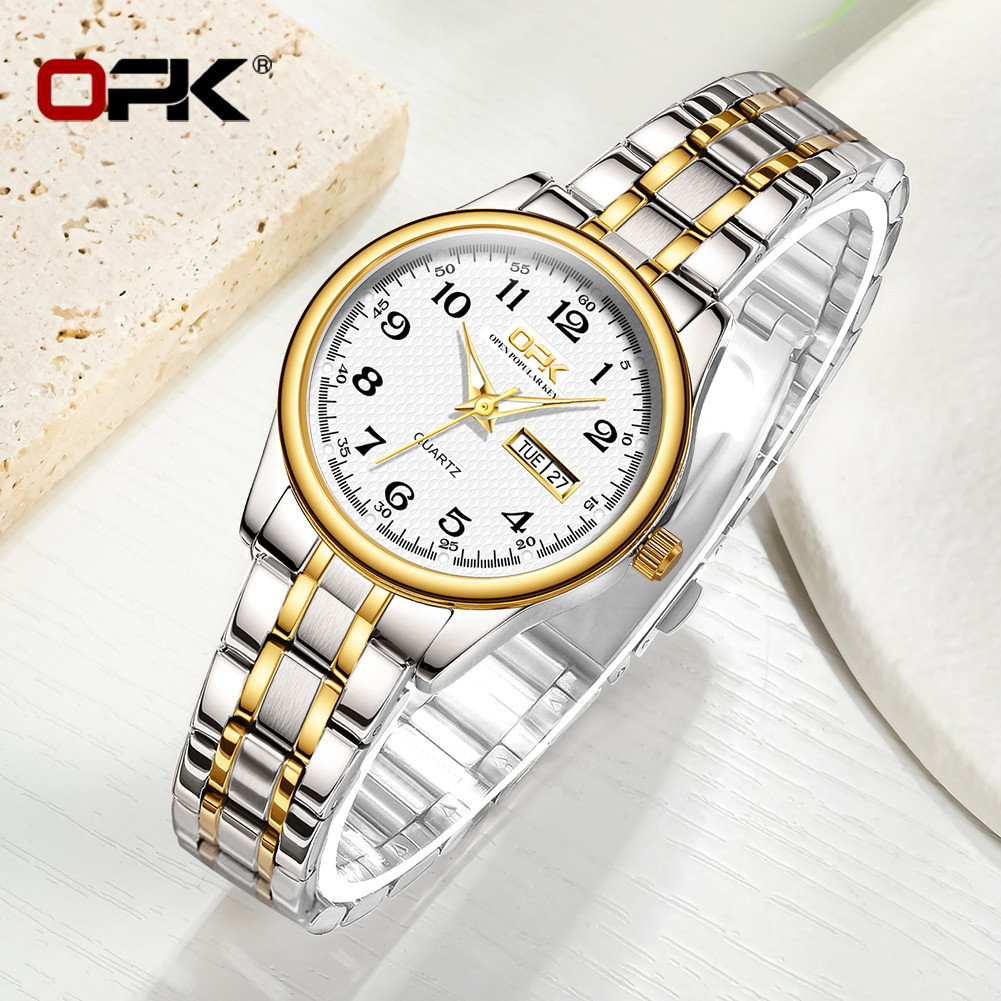 OPK 8110 Watch For Women Quartz Watch Waterproof Classic Luxury Brand Ladies Watch Stainless Steel