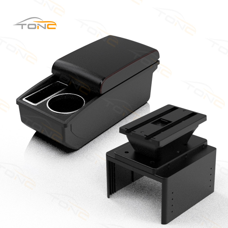 . Car Universal Armrest Center Console Storage Box Car Interior -