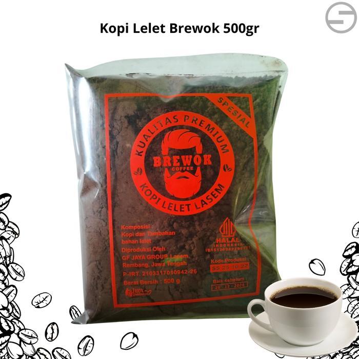KOPI LELET BREWOK 500 Gr / Kopi Lelet Lasem Rembang Robusta Coffee