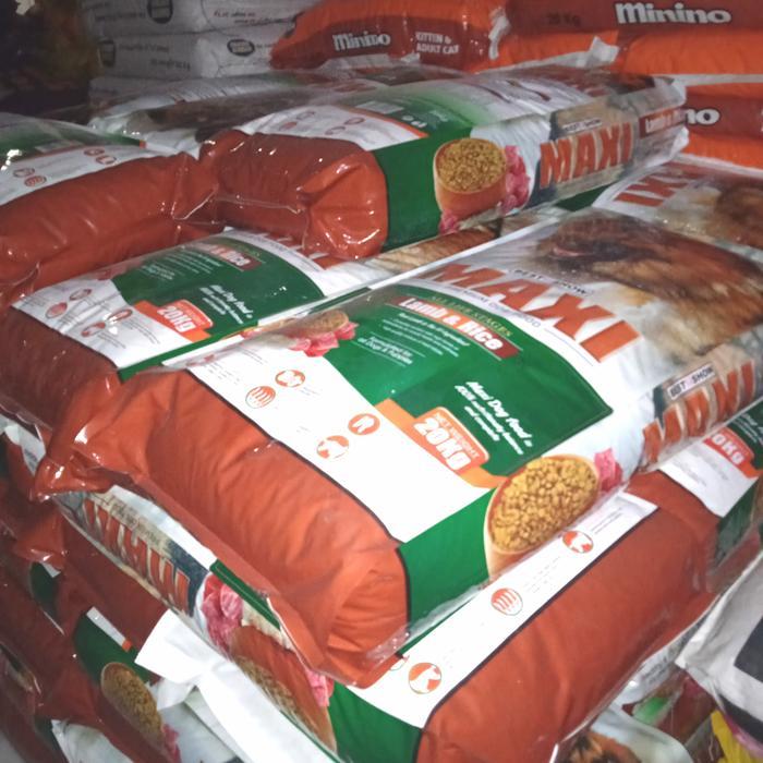 GOJEK MAKANAN ANJING MAXI DOG LAMB & RICE 20 KG - PREMIUM DOG FOOD