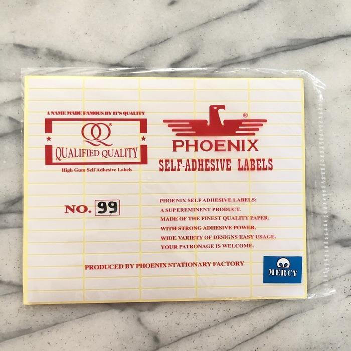 LABEL STIKER POLOS / MOTIF LABEL HARGA LABEL NAMA UNDANGAN STICKER BULAT 114 PHOENIX STIKER LABEL