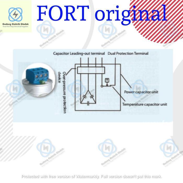 Limited Power Capacitor 10Kvar 415V - Kapasitor Bank - Fort Tmpdsy-415-10-3 Terlaris