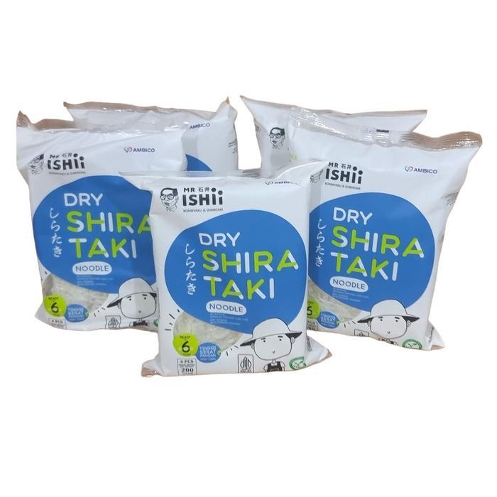 Mie shirataki sirataki porang konnyaku konjac Noddle kering untuk diet 200 Gram (Pack)