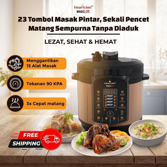 SMARTCHEF low carbo panci presto cooker presto slow cooker smart cooker pressure cooker untuk