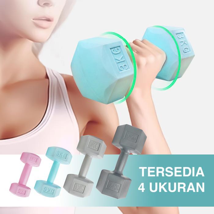 Dumbbell 3 KG / Barbel Mini / Barbel Wanita / Barbel 3 Kilogram 1 PCS