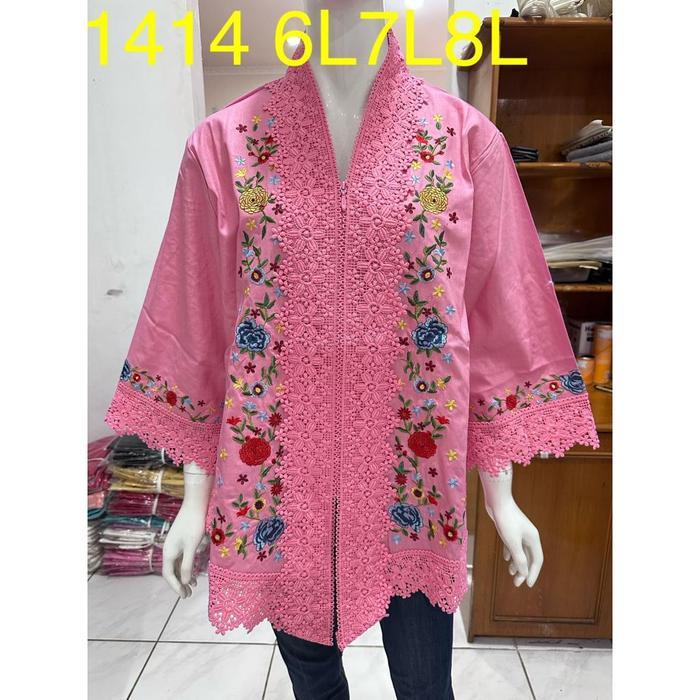groceria YUU - big size kebaya alexuez bordir timbul /kebaya size jumbo 6L 7L 8L /kebaya encim big