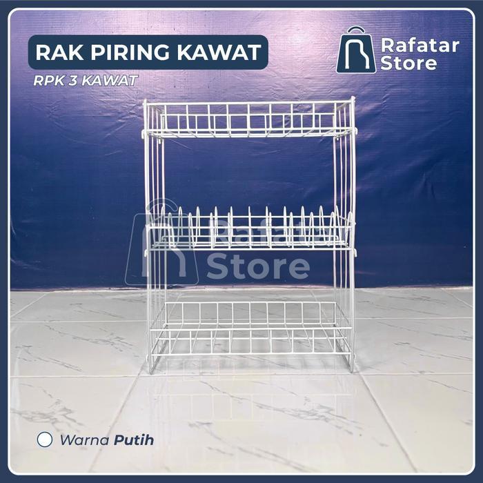 RAK PIRING SUSUN 3 KAWAT // RPK 3 KAWAT // RAK PIRING MINI WASTAFEL SUSUN 3 // RAK PIRING