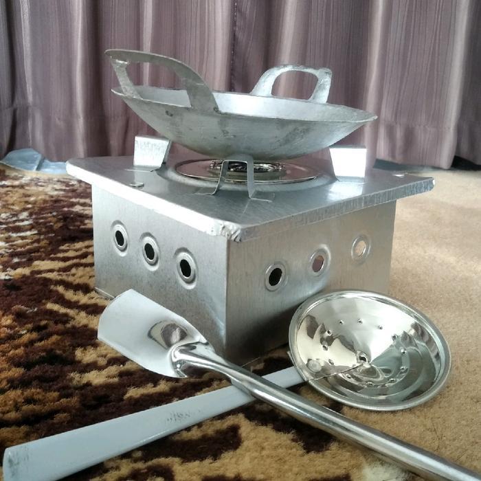 Ready Set Peralatan Masak Kompor Sp Kotak Wajan Susuk Serok