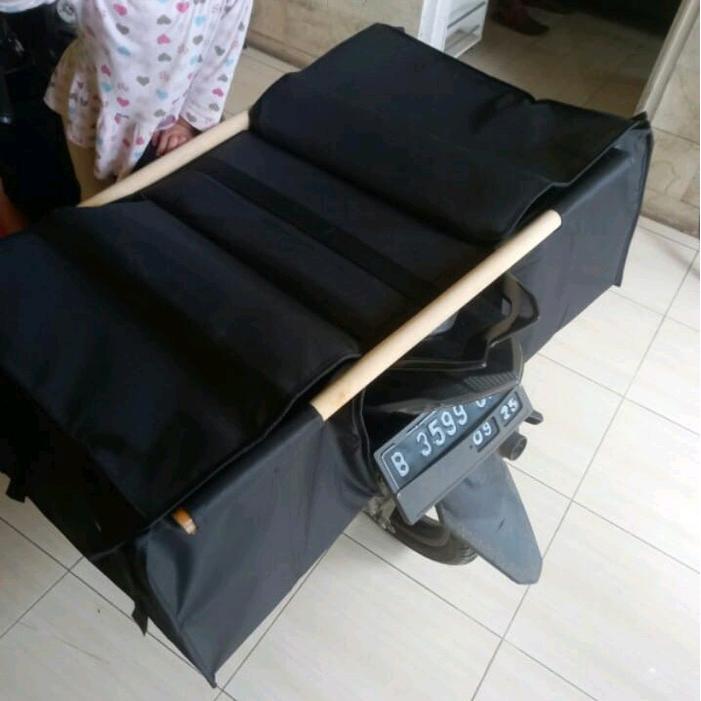 Tas Obrok Motor Tas Kurir Keranjang Motor Belakang Bahan Anti Air Waterproof Tas Laundry Tas Paket