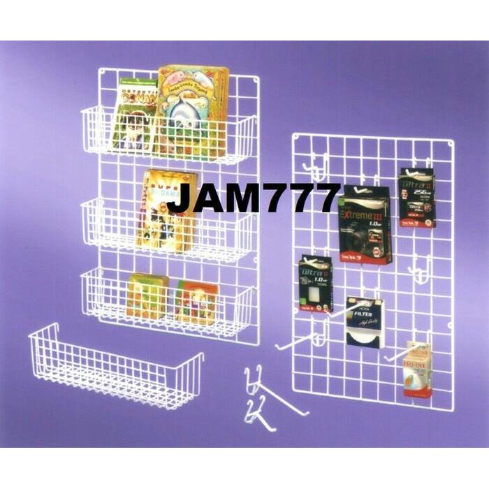 Rak Set Dinding Modelline - Tempat Bumbu Dapur Botol Kecap Saos Cabe