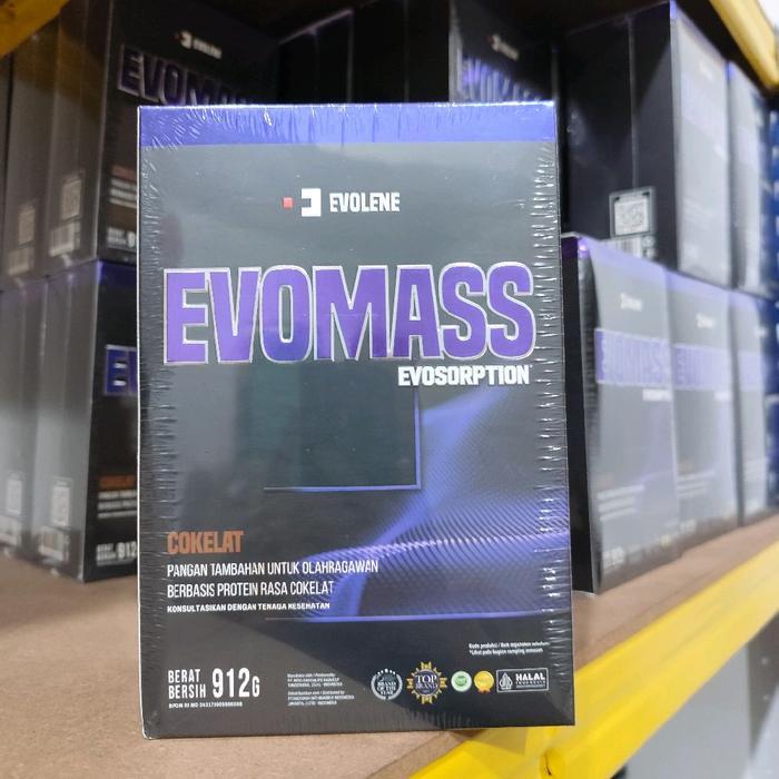 Ready Evolene Evomass 2Lbs Evosroption Mass 2Lbs Evosorp Mass 900Gr Evolene Penambah Berat Badan