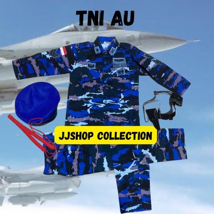 BAJU TNI AU RI LORENG ANAK // BAJU LORENG TNI AURI ANAK