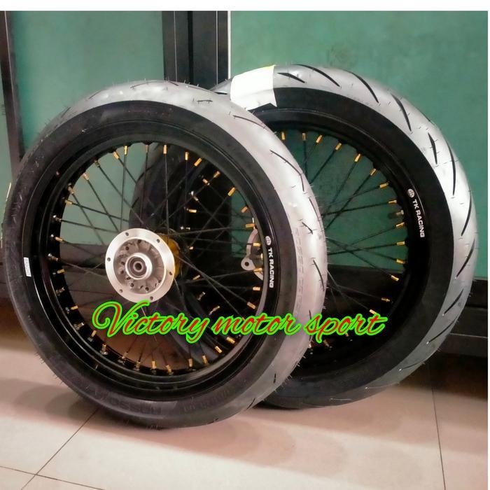 velg supermoto tk bright klx crf 150 300 350 ring 17