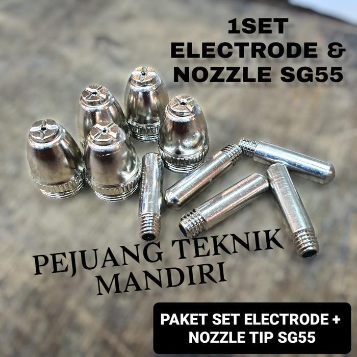 ELECTRODE SG55 CUT 60 - ELECTRODE SG 55 PLASMA CUTTING CUT 60 SG-55