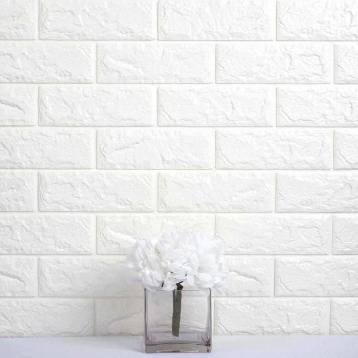 "New" wallpaper dinding tempel foam 3d brick 3.5mm - 3.5mm