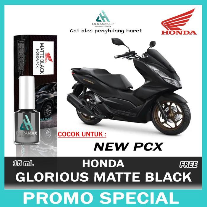 CAT OLES PENGHILANG BARET MOTOR GLORIOUS MATTE BLACK/ HITAM DOFF HONDA ALL NEW PCX
