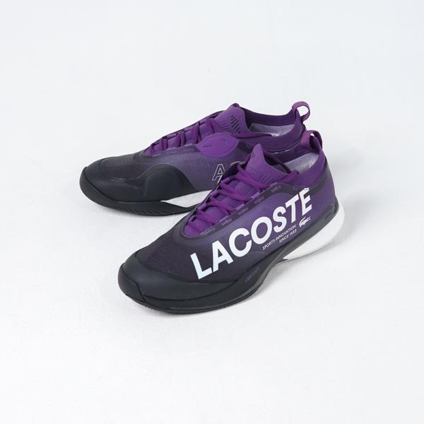 Sepatu LACOSTE AG-LT25 LITE PURPLE BLACK PADEL SNEAKER 100% ORIGINAL