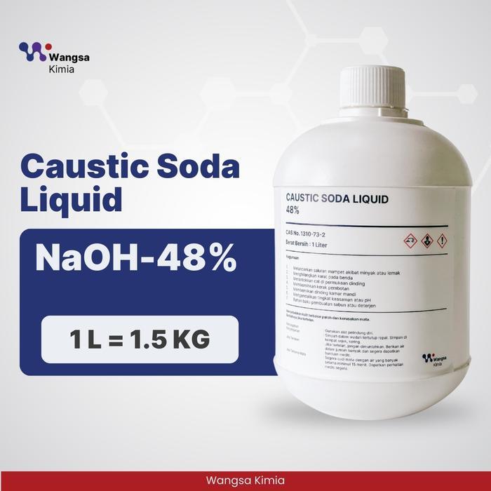 vacamanashop SODA API / SODA API CAIR / Caustic Soda Liquid 48% / - 1 LITER