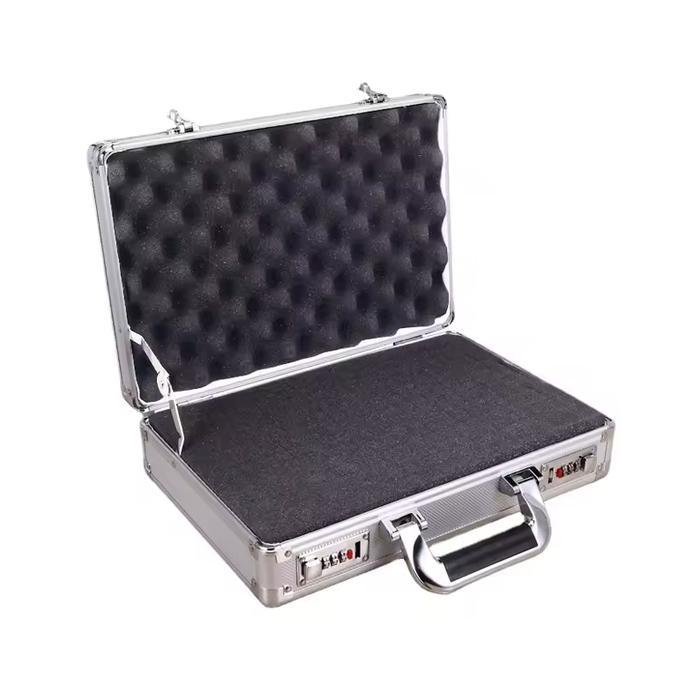 FNICEL Tas Koper Dokumen Sertifikat Anti Air Brankas Dokumen Hard Case Aluminium Alloy Storage Box