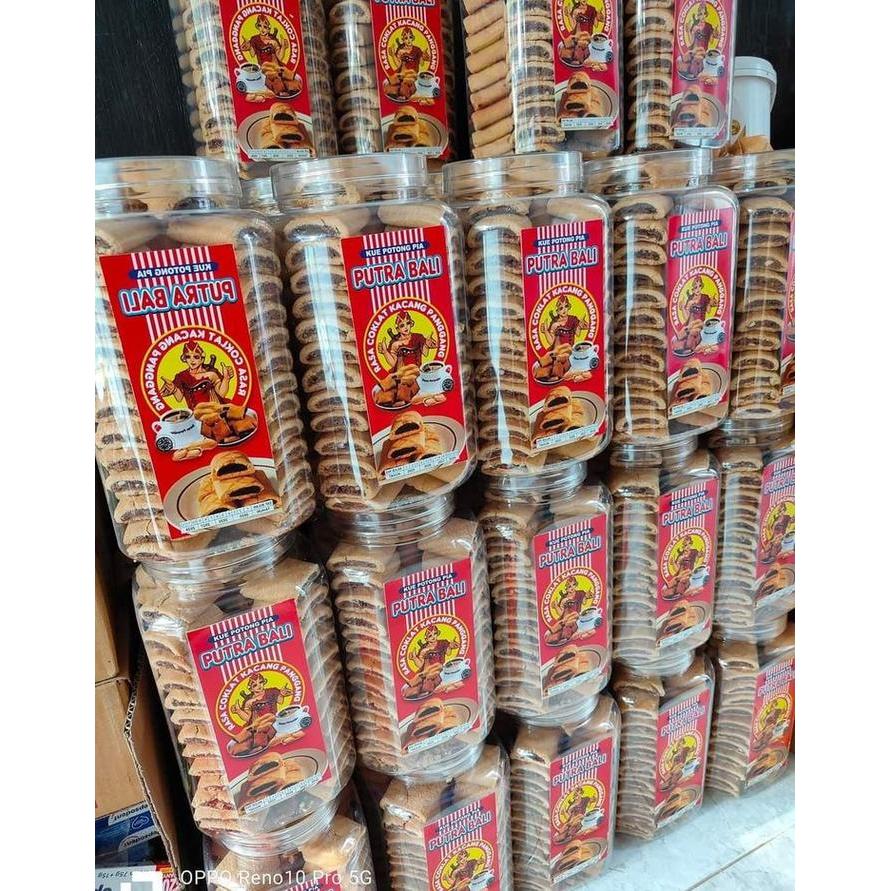 Pia Putra Bali Kemasan Toples - Pia Jadul - Snack Jadul - Roti/Kue Potong Pia/Putra Bali