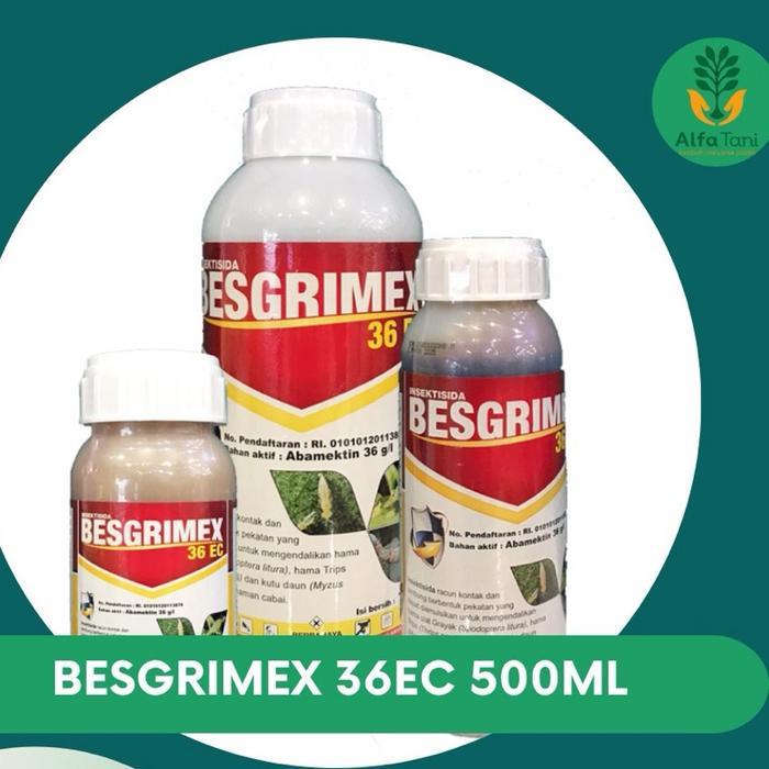 Besgrimex 36 EC 200ml-500ml Abamektin Dosis Tinggi,Ampuh Atasi Hama Pada Tanaman Cabai Dll.