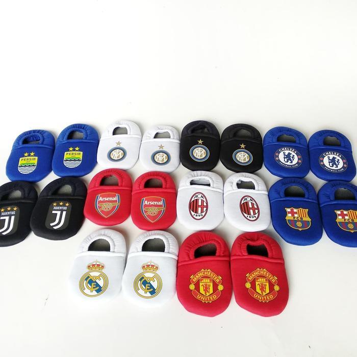 [ Tomkins Warrior Style ] Sepatu Bola Bayi Motif Bola Prewalker Shoes