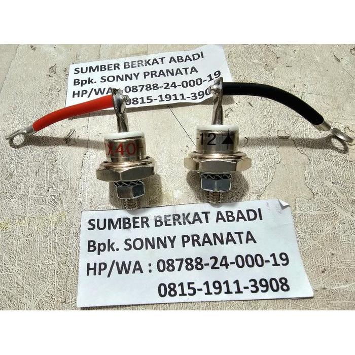 Diode Zx40-12 Dioda Zx 40-12 Rectifier Zx4012 - 40A 1200V - Dapat 2 Dioda Positive + Dan Negative -