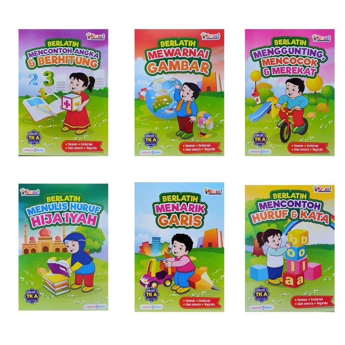 BUKU TK - KREATIF BERPRESTASI TK A SEMESTER 2 (1 SET)