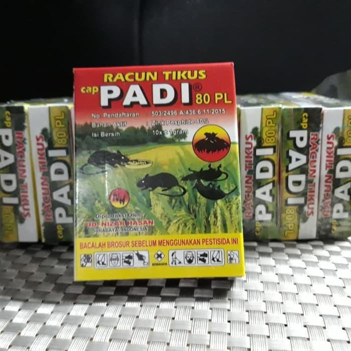 Racun Tikus Cap PADI pembasmi tikus ampuh