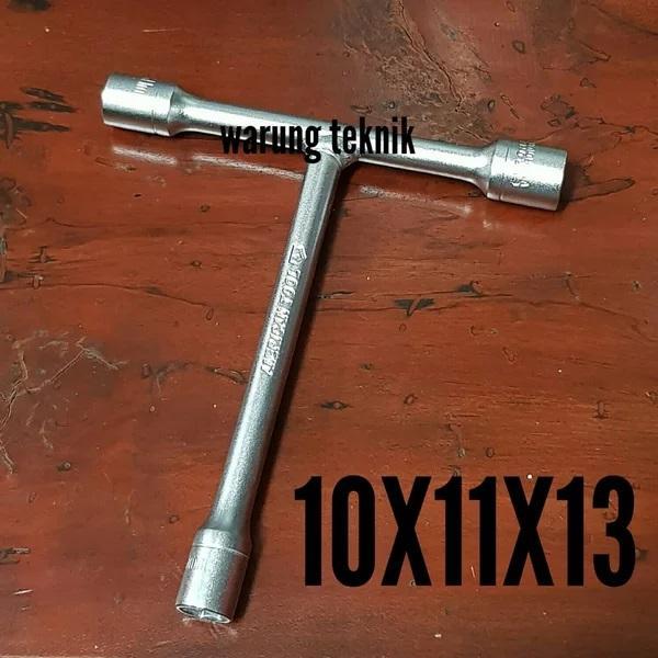 AMERICAN TOOL KUNCI SOK T - 3 WAY T SOCKET WRENCH 10 X 11 X 13 MM