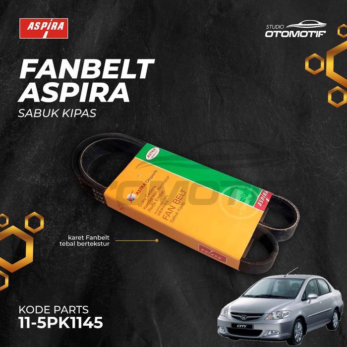 Fanbelt City Gd8 2003-2008 Aspira 5Pk1145 Vbelt