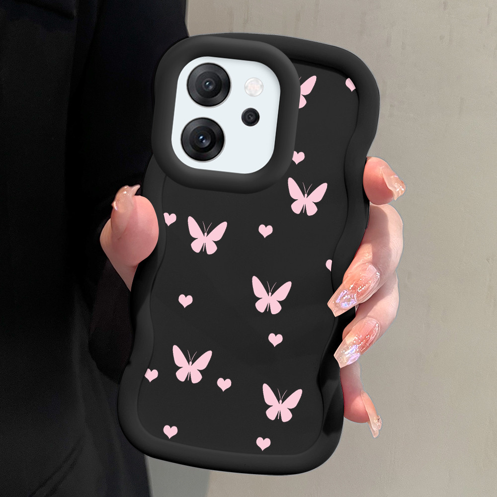 Casing Hp Untuk OPPP Reno 14F 5G Case Softcase Kesing Soft Cassing Kupu 0847