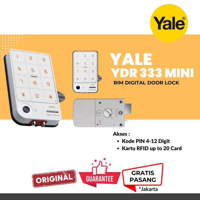 Paling Baik Yale Ydr-333 ( Ydr333 ) Kunci Pintu Otomatis Digital Door Lock Terlaris