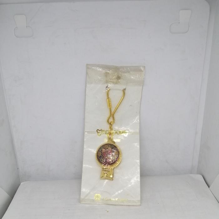 Gold Plated Souvenir of Singapore Key Chain (Ver. C)