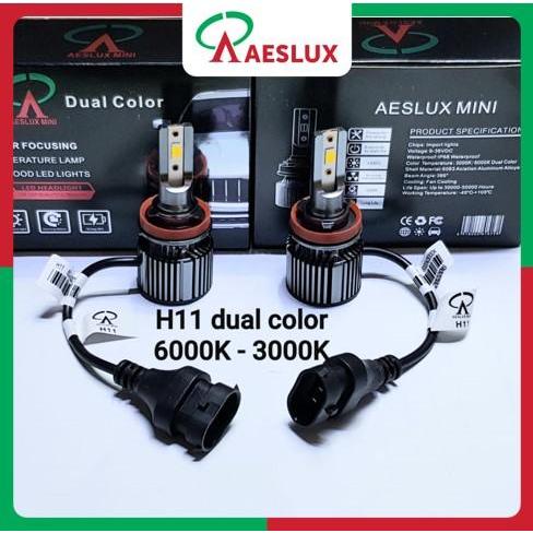 Aeslux Mini Dual Color H1, H7, H8/11, Hb3, 9012,