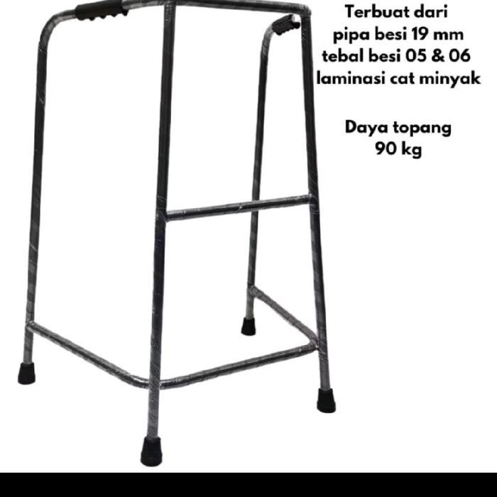 J4 Walker Tongkat Bantu Jalan Lansia Anti Slip - Ringan, Kuat & Aman untuk Orang Tua