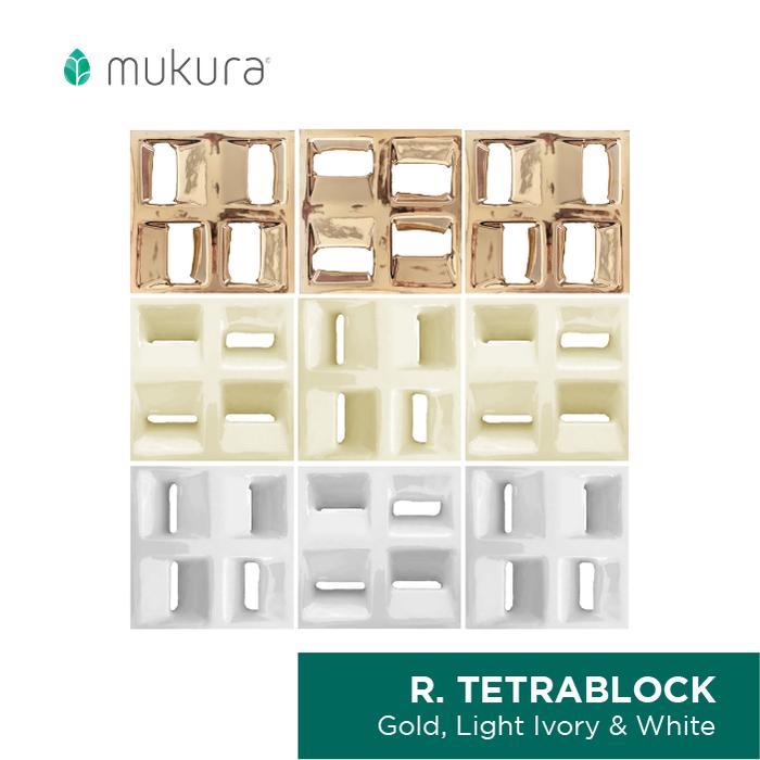 Roster Keramik Anti Tampias Loster Minimalis Tetrablock 20 x 20 cm