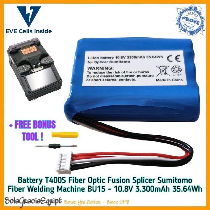 Batre / Baterai / Battery Sumitomo T-400S / T400S Fiber Optic Fusion Splicer - 10.8V 3.300mAh