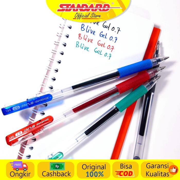 STANDARD - PULPEN BLIVE GEL 0.7 ( ALAT TULIS / PEN / BALLPOINT / PENA )