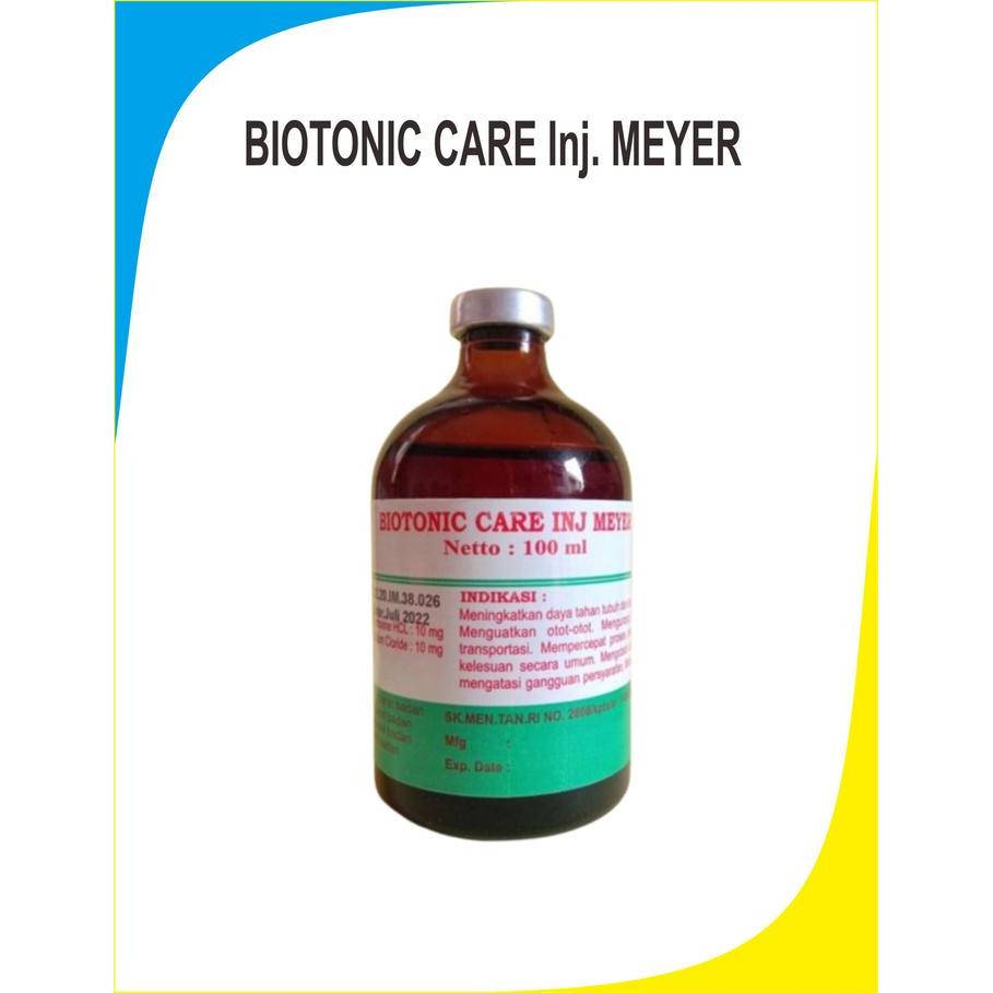 OBAT HEWAN PENGUAT OTOT/PENGUAT SYARAF OTOT BIOTONIC CARE INJ MEYER