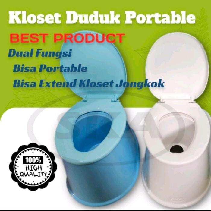 CLOSET PORTABLE / KLOSET DUDUK / KURSI KLOSET