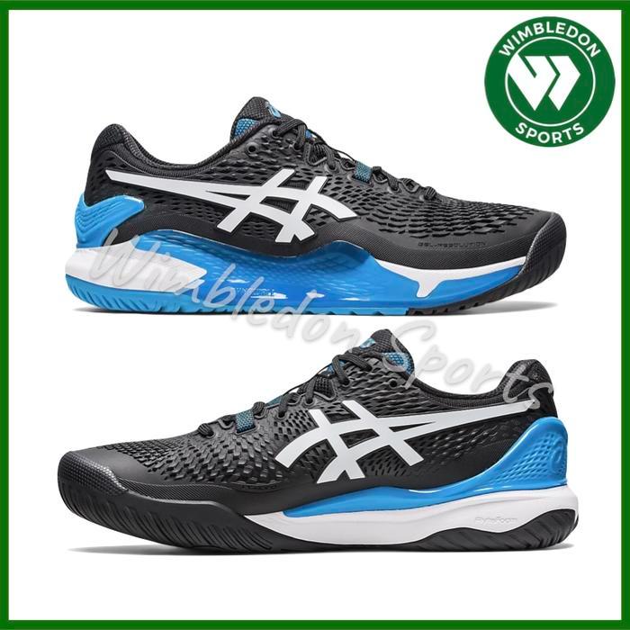 Sepatu Asics Gel-Resolution 9 Black/White / Sepatu Asics Original