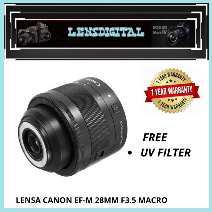 LENSA CANON -M 28MM F 3.5 MACRO/28MM MACRO