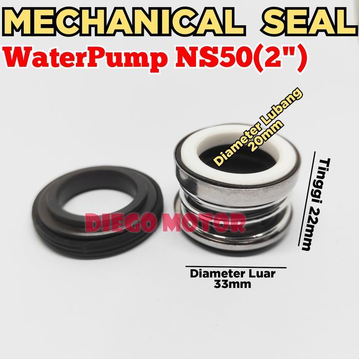 Mechanical seal sil pompa air irigasi sawah NS50 NS80 NS100