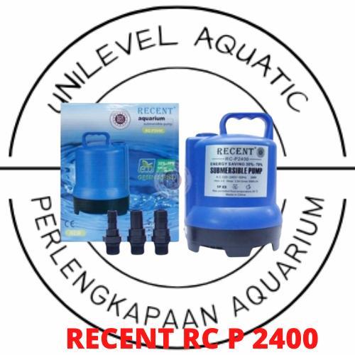 POMPA AIR CELUP AQUARIUM KOLAM IKAN RECENT RC P2400 P 2400