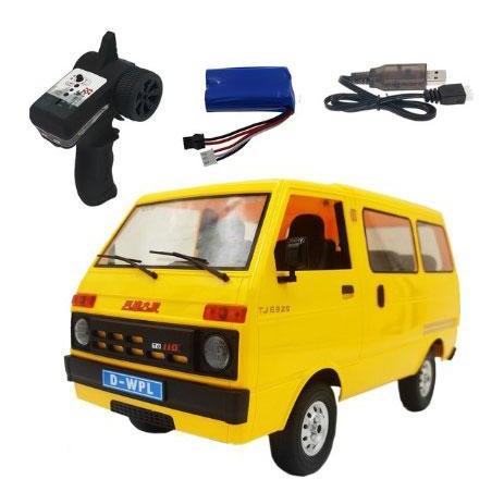 WPL D42 Van Truck - RTR - 1/10 (Yellow)