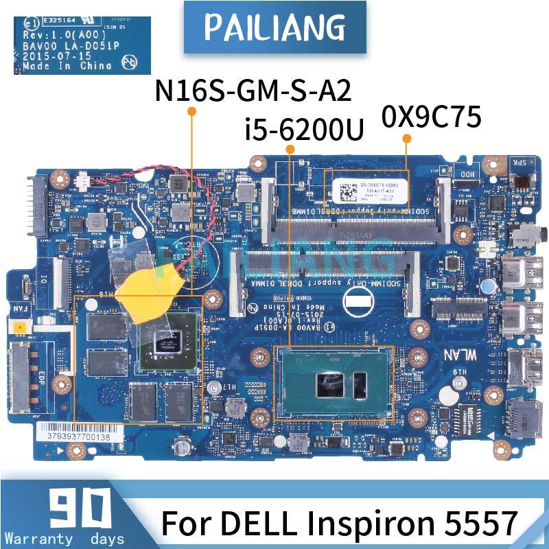 . La-D051P For Dell Inspiron 5557 5457 I5-6200U I7-6500U Laptop -